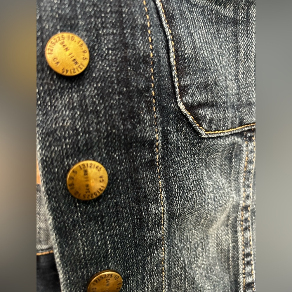 Current/Elliott The Snap Jean Jacket In Loved Was… - image 7